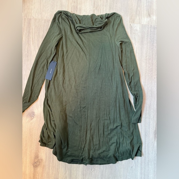 NWT Lulus Sway, Girl, Sway! Olive Green Swing Dress - Picture 3 of 4